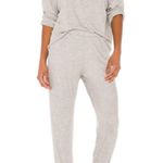 Eberjay Eberjey Elon The V-Neck Gray Ribbed Pullover Medium Photo 6