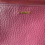 LODIS Wine Burgundy Leather Shoulder Bag Purple Photo 4