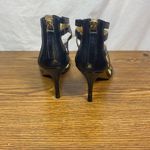 Nine West  Black Heels Ankle Strap Stiletto Evening‎ Party Shoes 6M Photo 3