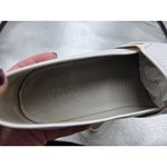 Vince  Ivory Bone Perforated Soft Leather Slip On Sneakers Size 9 Shoes Photo 9