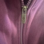 Lululemon Fleece Please Hoodie Zipped Sweatshirt Darkest Magenta Purple Size 4 Photo 5