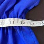 American Eagle  Halter Dress. Size XS. Royal Blue.‎ Elastic Waist Photo 6