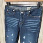 Mudd  Vintage Y2K Low Rise Flare Jeans Star Print Glitter Sparkle Womens‎ Sz 3/27 Photo 4