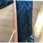 Princess Polly Princess‎ Polly US 8 High-Waisted Faux Leather Straight Leg ENCORE Pants Black Photo 3