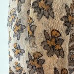 Vintage 70s Indian Cotton Gauze Maxi Dress Block Egyptian Print Hippy Boho Sz M Size M Photo 3