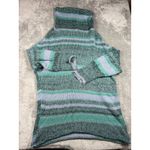 Free People  Womens Medium Striped Alpaca Blend Knit Tunic Sweater Photo 8