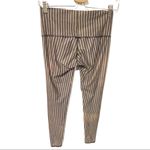 Teeki  Dust Gold Striped Hot Yoga Pant Leggings Womens Small Activewear Photo 5