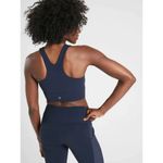 Athleta XS Women's Conscious Crop Sports Bra Size X-Small Cup D-DD Navy Blue Photo 3