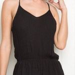 Brandy Melville Romper Black With Pockets Photo 0