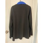 Susan Graver  Shaw Women’s Fleece Blue Black Small Jacket Coat Winter Fall Photo 4