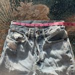 PacSun Ultra High Rise Slim Fit Jeans Light Wash Button Fly Size 23 Distressed Photo 12