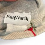 Bonworth Vintage  Cardinal Houndstooth Holiday Cotton Sweatshirt XS Photo 2