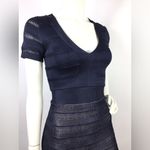 French Connection  Bandage Dress Navy 4 Photo 12