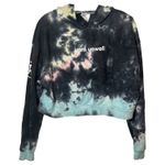 Barstool Sports Barstool Call Her Daddy Podcast Cropped Hoodie Tie Dye i Am Unwell Graphic Sz XL Photo 0