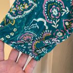 Crown & Ivy  PL Paisley 3/4 Sleeve Peasant Top Photo 4