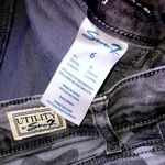 Seven7 Gray and White Straight Leg Jeans Urban Camouflage Photo 2