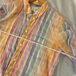 J.Crew  Pastel Striped Womens Shirt Photo 11