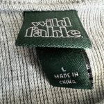 Wild Fable Shirt Womens Teens Large Ruched Cropped Long Sleeve Gray Photo 1