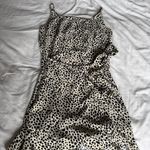 Black And White Tie Front Dress Photo 1