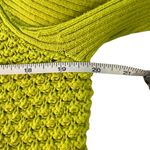 CAbi  Lime Green button front Women's cardigan Sweater measurements in pictures Photo 3