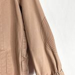 Hurley Medium Jean Jacket Brown Denim Side Zip Cotton Pockets Embroidered 931 Photo 5