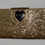 Betsey Johnson Betsy Johnson Gold Metallic Cell Phone Holder / Wristlet / Wallet Photo 1