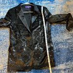 Ralph Lauren Collection Geometric Sequin Blazer Photo 10
