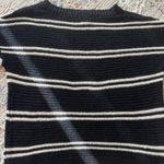 Artisan NY ‎ Women's Black White Stripe Sweater Size Medium Photo 2