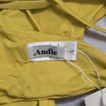 ANDIE The Rockaway Top Honeysuckle HNSU Eco Bikini Swimwear Bathing Suit L New Photo 3