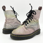 Dr. Martens  Womens Combat Boots Size 5 Glitter Punk Rave Alt Festival Goth Photo 0