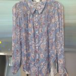 Veronica Beard 💕💕 Dazed Floral Shirt ~ Cornflower Blue 2 NWT Photo 11