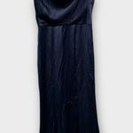 Chi Chi London  Alexandria Cowl Neck Satin Trumpet Gown Size 10 Photo 0