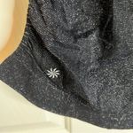 Athleta  Black Sparkle‎ Tank Top Racerback Athletic Workout Performance Built Bra Photo 2