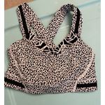 Lululemon Rack Pack In Miss Mosaic black white geometric sports bra 2 Photo 1