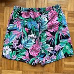 Wild Fable  XS Tropical Floral High Rise Stretchy Shorts Vacation Beach Photo 2