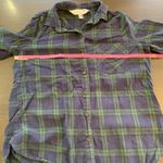 Old Navy  Womens Classic Flannel Shirt Long Sleeve Button Down Plaid Size M Photo 6