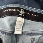 Lincoln Outfitters Distressed Patched Med Wash Jean Shorts Women's Plus Size 16 Photo 3