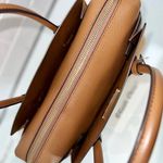 Michael Kors Honeycomb Multi Mercer Satchel Pebbled Leather Belt Purse Photo 6