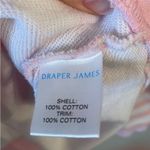 Draper James  Women’s Kelsea Sweatshirt in Pink White Awning Stripe Size‎ Large Photo 6