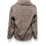 Vintage Carole Little Boho Poncho Cardigan Layering Fall Wool Academia Cozy Brown Size L Photo 3