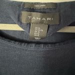 Tahari  Navy Blue Linen Shift Dress Photo 1