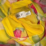 Eliza J NWOT Floral Halter Neck Popover High/Low Sleeveless Dress Size 2 Photo 2