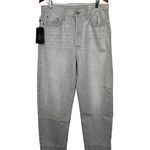 Rag and Bone Rag &‎ Bone 90s High Rise Jean in Anchor (Light Grey) Size 31/12 NWT $275 Photo 4