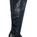 Vince Camuto Demerri Over The Knee Black Leather Boot Size 6.5 Photo 0