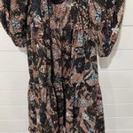 Ulla Johnson  | Dress Midi Length Dolores Long Sleeve Floral Rosewood- Size 2 Photo 12