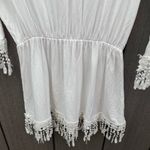 Mini Dress Lace Fringe Trim‎ Size M Photo 2