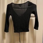 LA Hearts Lace Up Top Photo 1