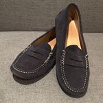Tod's | Gommino Driving Shoes Navy Blue Suede Loafers Size 35 Photo 0