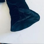 Carmen Marc Valvo black velvet ruffled silk blend fitted jacket size 6 Photo 2