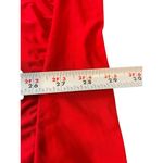 Susan Graver Red Long Sleeve Liquid Knit Wide Band Waist Pleated Top 2x Photo 6